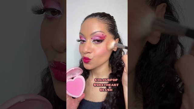 'Colourpop Talk Flirty to Me Blushes #makeuptutorial #valentinesday'