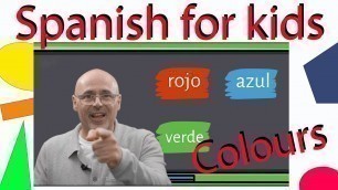 'Spanish lessons | For Kids 5/6 | Colours 1'