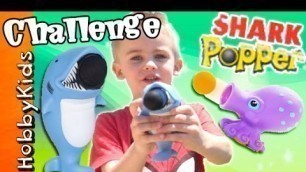 'HobbyKids Play the Toy Fish Popper Challenge with Surprise Hero Toys'