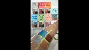 'Colourpop Astrology Collection ✨SWATCH PARTY✨ #shorts'
