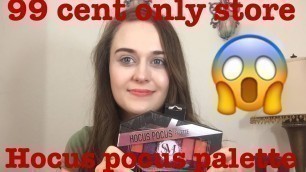 'Makeup palette from smoke & mirrors from the 99 cent only store/ hocus pocus palette'