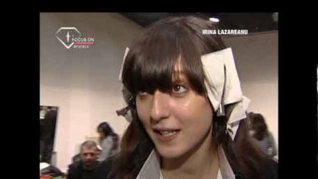 'fashiontv | FTV.com - First Face Talks F/W 07-08 Irina Lazareanu'