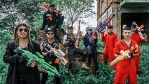 'LTT Game Nerf War : Nerf Shooter | Warriors SEAL X Nerf Guns Fight Rocket Crazy Rescue Allies'