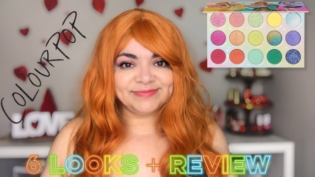 'Colourpop Just Like Magix / Winx Club Eyeshadow Palette - 6 LOOKS and Review'