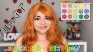 'Colourpop Just Like Magix / Winx Club Eyeshadow Palette - 6 LOOKS and Review'