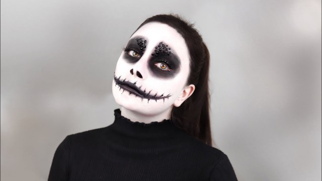 'Jack Skellington Basic GLAM Makeup Tutorial'