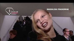 'fashiontv | FTV.com - MAGDALENA FRACKOWIAK #3 FIRST FACE COUNTDOWN FW 09 10'