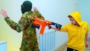 'Nerf GUN.ЖЁСТКАЯ расправа.Снял более 20 БАНДЮГАНОВ...'