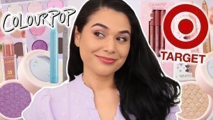 'Are We Excited?? NEW ColourPop for Target Makeup Review & Try On'