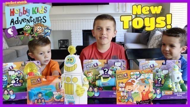 'New HobbyKids TV Adventure Toys action figures, game and bopping bag available at Walmart'