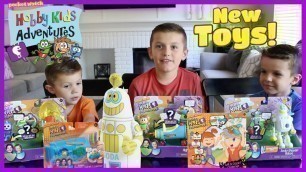'New HobbyKids TV Adventure Toys action figures, game and bopping bag available at Walmart'