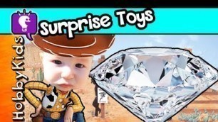 'DIAMOND Dig It Surprise Toys!  Will We Find Treasure?'