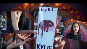 'KYLIE LIP KIT LOVE BITE'