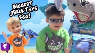 'Giant SHARK Toy Surprise Eggs'