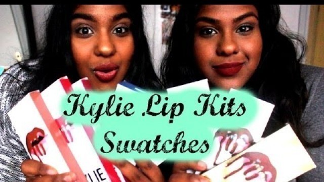 'Kylie Cosmetics Lip Kit Swatches | Mattes + Glosses ♡'