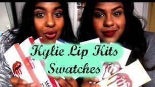 'Kylie Cosmetics Lip Kit Swatches | Mattes + Glosses ♡'