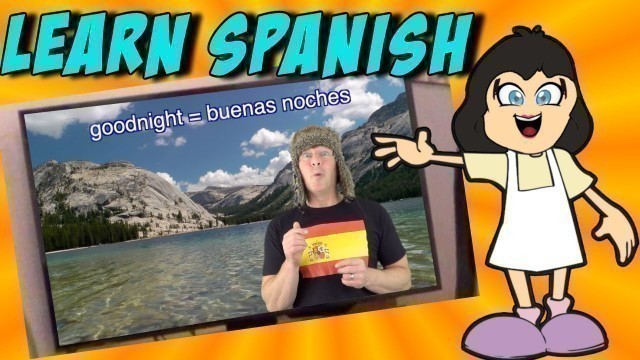 'Learn Spanish - Goodnight in Spanish - Spanish Lessons with Jingle jeff #spanish'