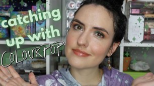'Catching Up With ColourPop | On the List, Graphix Ink Liners and more, Swatches + Tutorial!'
