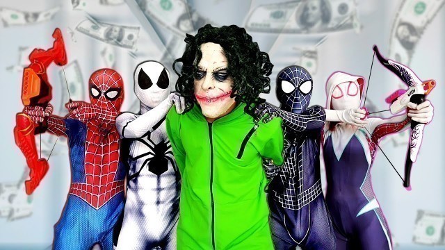 'TEAM SPIDER-MAN Nerf War vs BAD GUY TEAM || Rescue The Police From JOKER ( Epic Live Action )'