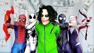 'TEAM SPIDER-MAN Nerf War vs BAD GUY TEAM || Rescue The Police From JOKER ( Epic Live Action )'