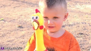 'Chicken EGGS Surprise! HobbyKids get Chickens'