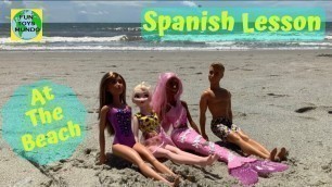 'Spanish Lessons for Beginners: La Playa (FUN for Kids)'
