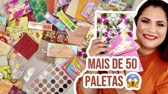 'MINHA COLEÇÃO DE PALETAS DA COLOURPOP @colourpopcosmetics'