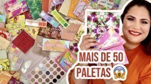 'MINHA COLEÇÃO DE PALETAS DA COLOURPOP @colourpopcosmetics'