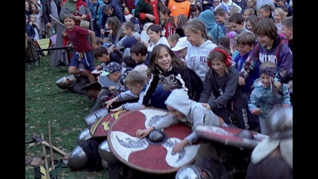 'Polish kids fight with medieval knights in full gear (children MMA)'
