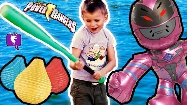 'POWER RANGER Plushy Steals Surprise TOYS from HobbyKidsTV'