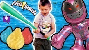 'POWER RANGER Plushy Steals Surprise TOYS from HobbyKidsTV'