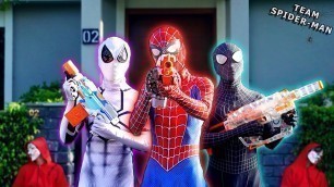 'TEAM SPIDER-MAN NERF WAR IN REAL LIFE | Where Is SPIDER-GIRL ?? ( Awesome Live Action )'