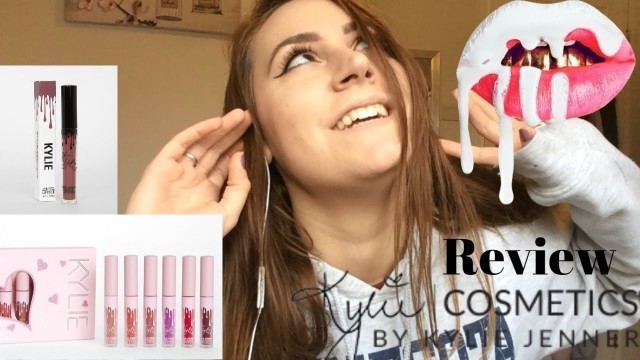 'Kylie Cosmetic (REVIEW) - The birthday collection mini kit matte liquid lipstick + Love Bite'