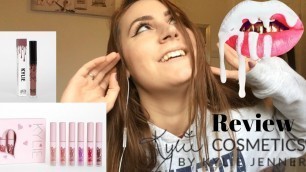 'Kylie Cosmetic (REVIEW) - The birthday collection mini kit matte liquid lipstick + Love Bite'