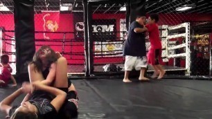 '4OZ. Fight Club Kids MMA After class 91311'