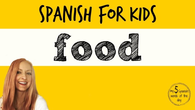 'Foods in Spanish | Spanish Lessons for Kids'