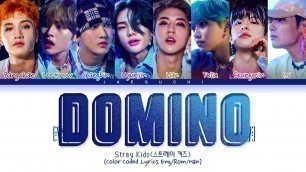 'Stray Kids DOMINO Lyrics (스트레이키즈 DOMINO 가사) (Color Coded Lyrics)'