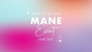 'HOW TO USE YOUR MANE EVENT HAIR TINT | COLOURPOP'