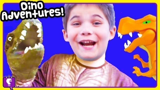 'Dinosaur Adventure and Toys Compilation with HobbyKidsTV!'