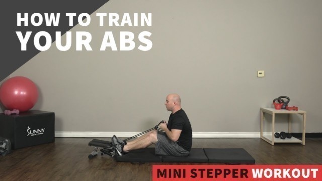 'How to Train Your Abs | Mini Stepper Workout'