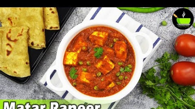 'Matar Paneer Recipe | Restaurant Style Matar Paneer Recipe | Side Dish For Chapati | Dinner Recipe'