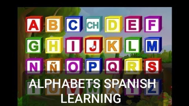 'ABC Learning In Spanish for kids - Spanish Alphabets lessons By SKG Animation'
