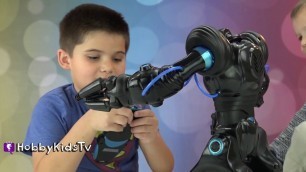 'Walking ROBOT! Robos Apien Remote Control Robot!  HobbyKidsTV'