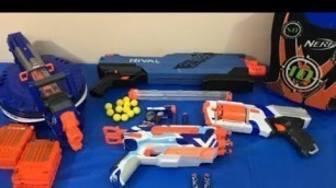 'Box of Toys Toy Guns NERF Guns Box Full of Toys Kids Fun Rival N Strike'
