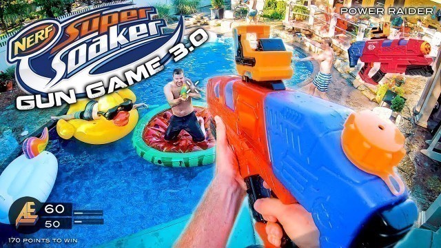 'NERF GUN GAME | SUPER SOAKER EDITION 3.0 (Nerf First Person Shooter)'