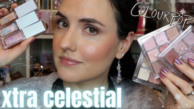 'NEW ColourPop Xtra Celestial Collection | Swatches, Comparisons, Tutorial + Review'