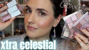 'NEW ColourPop Xtra Celestial Collection | Swatches, Comparisons, Tutorial + Review'