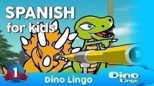 'Learn Spanish for kids, first lesson: Animals - Dinolingo'