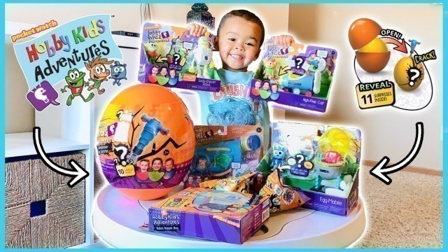 'HobbyKids Adventures Toys Unboxing with New Jackhammer Egg Surprise'