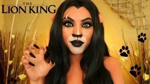 'Disney\'s Lion King \'SCAR\' Makeup Transformation !!!'